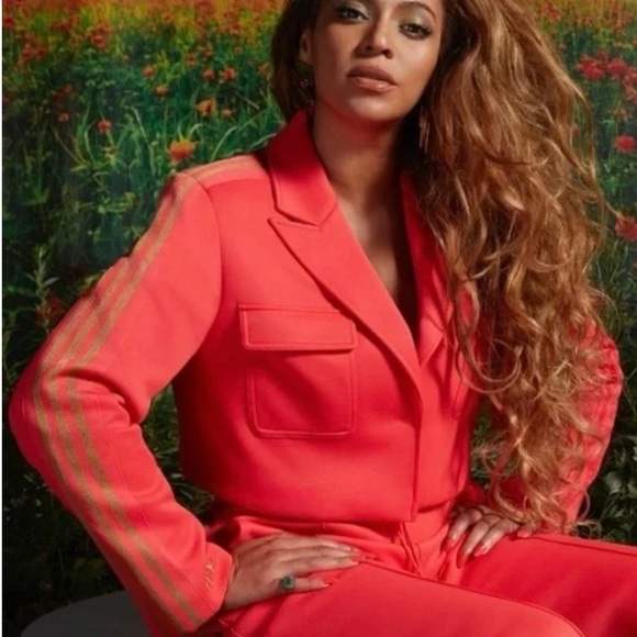 IVY PARK Jackets & Blazers - Adidas ivy park crop suit jacket - real coral / mesa